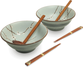 Ramen Bowl Hana Spring SET Ø22 cm | H9 cm