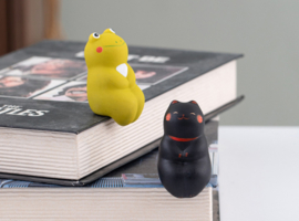 せいかつ Ceramic Ornament Spotted White Cat Shiro 3*3*6cm