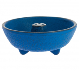 Incense Burner Iwachu Fontain Blue Ø8.3xH3.1 cm