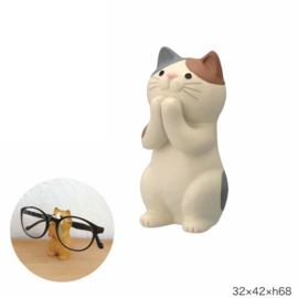 せいかつ Japanese Hopscotch Cat Eyeglasses Holder