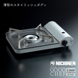 Nichinen KC-353A My Stove Good Chef Cassette Stove, Gray