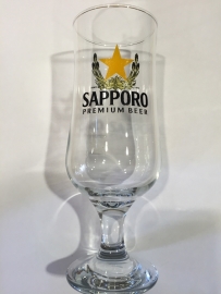 Sapporo beer glass