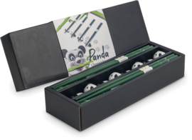 Panda Chopstick & holder set 4 pcs