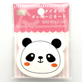 せいかつ Cute Cartoon Note Card DIY Shaped Gift Message Card (Type 1) 30pcs 7*7 cm