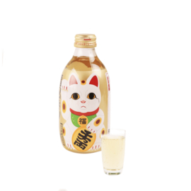 Kimura Fukumaneki Honey Soda 300ml lucky cat