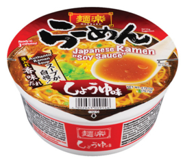 EX Menraku Cup Ramen Soy sauce 76.7g