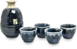 Sake set Dark 5 pcs