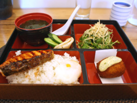 Bento box Japans Zwart Rood