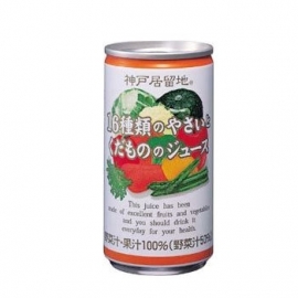 Kobe Kyoryuchi Vegetable and Fruit juice without sugar 190g