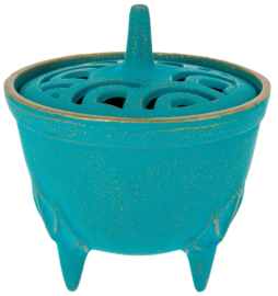 Incense burner Iwachu Bowl turquoise Ø8.3xH8.1 cm