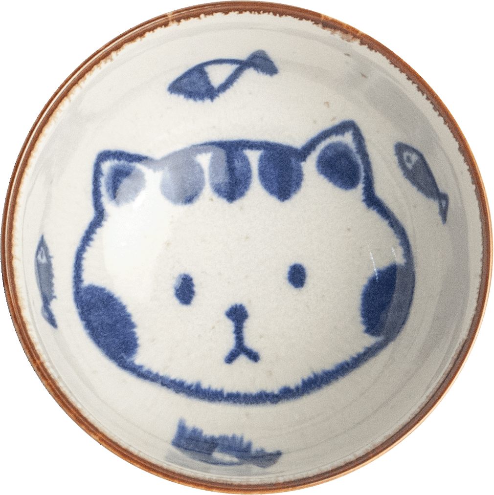Cat Rijst Kom Ø13 cm | H7,5 cm