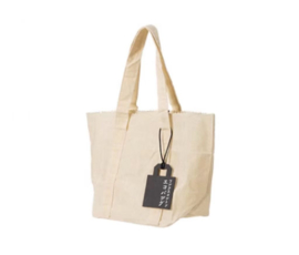 せいかつ Nippon Eco-Floding Oil Waxed Fabric Tote Bag ( Beige Small )