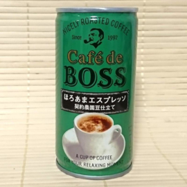 Suntory Cafe de Boss Bitter Sweet Espresso 185g
