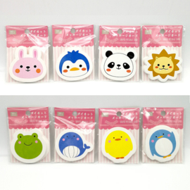 せいかつ Cute Cartoon Note Card DIY Shaped Gift Message Card (Type 1) 30pcs 7*7 cm