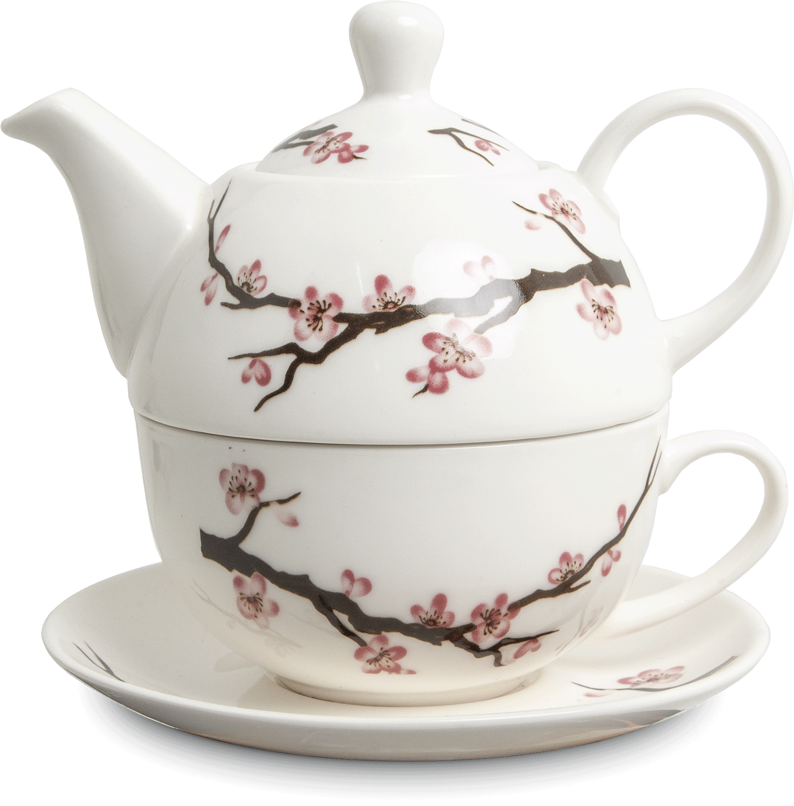 Teapot & Cup Sakura blossom 300ml