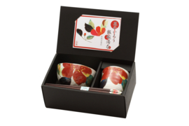 Japanese Hand-Painted Single Person Set - Camellia