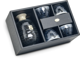 Sake set Dark 5 pcs