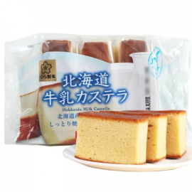 Sakura Seika Hokkaido Castella Milk Japanese Sponge  Cake  (3P) 130g