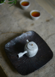せいかつ Nippon Toki Handmade Tea Pot Tedzukuri Tipotto White (shiro 8.3*10.2cm 130ml)