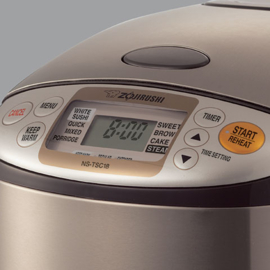 ZOJIRUSHI Rice Cooker Gokumetsu-Taki, 10 cups/220-230V, NS-YMH18 220-230V