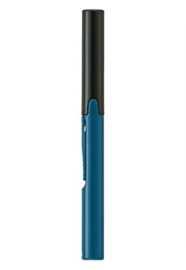 PLUS Japan, pocket scissors in blue-black, 13.5 cm long