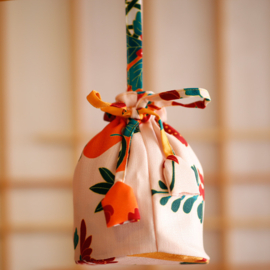 せいかつ Japanese Kimono Handbag Amber