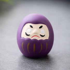せいかつ Nippon Dharma Ornament Purple (Murasaki 4*4*4.5cm)