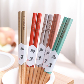 せいかつ Nippon Beechwood Chopsticks Pink (Pinku 22.5cm)
