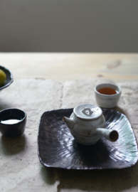 せいかつ Nippon Toki Handmade Tea Pot Tedzukuri Tipotto White (shiro 7.2*8.5*12.5cm 150ml)