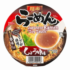 EX Menraku Cup Ramen Soy sauce 76.7g