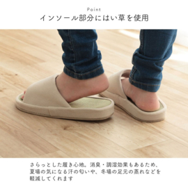 Japanese indoor slippers Gray M Size