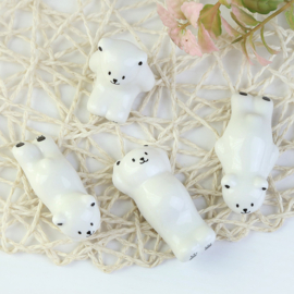 せいかつ Japanese Chopstick Holder ( White Bear 4ps）