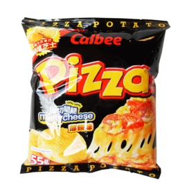 Calbee Potato Crisps Pizza Flavour 55g