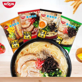 Nissin Ramen Noodle Black Garlic Oil Tonkotsu 174g