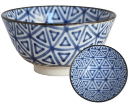 Old Nippon Blue Pattern Triangle 13x6,8cm