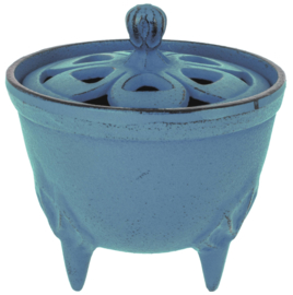 Incense burner Iwachu Bowl light Blue Ø8.3xH8.1 cm