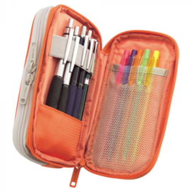 SMART FIT Double Pen Case Pen Etui Klein - Oranje