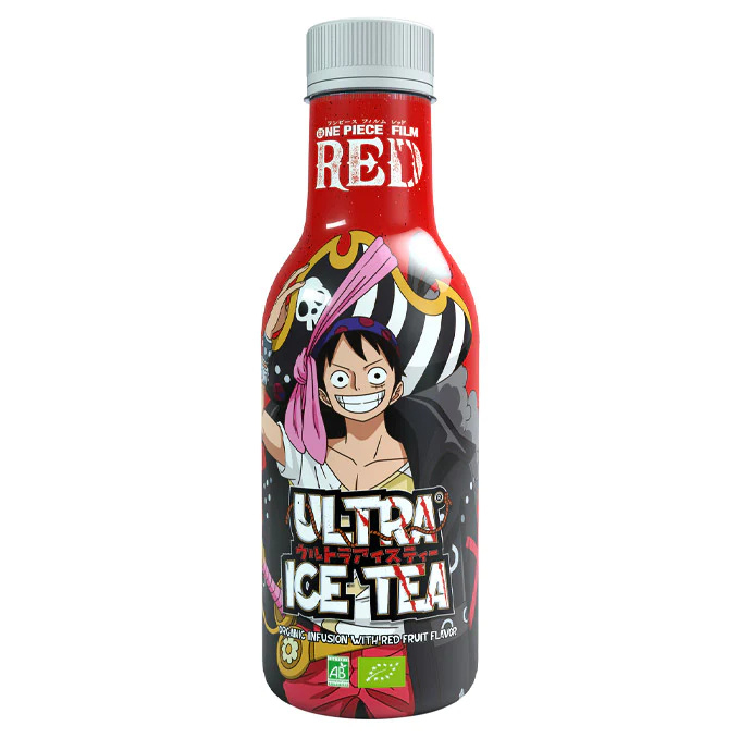 One Piece: Luffy Ultra Iced Tea Organic Red Fruit Tea 500ml