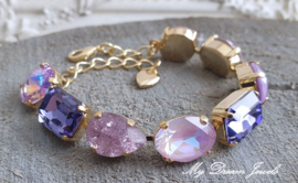 Armband "Violet & Purple" met o.a. Swarovski Crystal