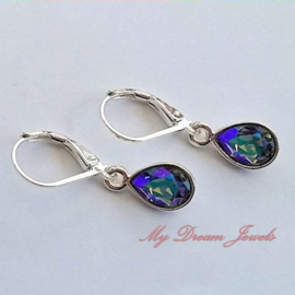 Oorhangers met  Swarovski Mini Druppel in diverse kleuren
