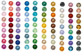 Oorbellen Lara met Swarovski Crystal "Kleur naar Keuze "