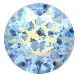 Swarovski 1088 puntsteen Aquamarine White Patina 8,2mm ( SS39 )