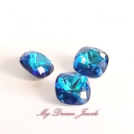 Swarovski 4470 Square Crystal Bermuda Blue 12x12mm