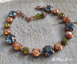 Armband Copper Autumn met Swarovski Crystal