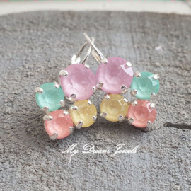 Oorbellen Happy Spring met Swarovski Crystal