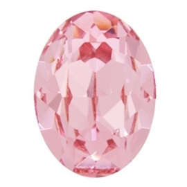 Swarovski 4100 Ovaal 8x6 "Light Rose"