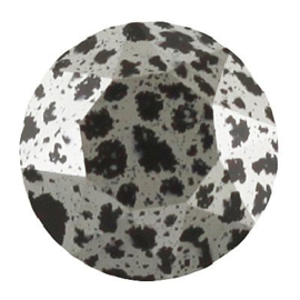 Swarovski 1088 puntsteen Jet Silver Patina 8,2mm  ( SS39 )