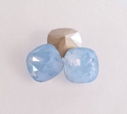 Swarovski 4470 Square Air Blue Opal 10x10mm