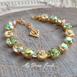 Armband Summer Green met Swarovski Crystal