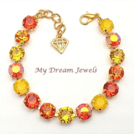 Armband Sun of Fire met. Swarovski Crystal